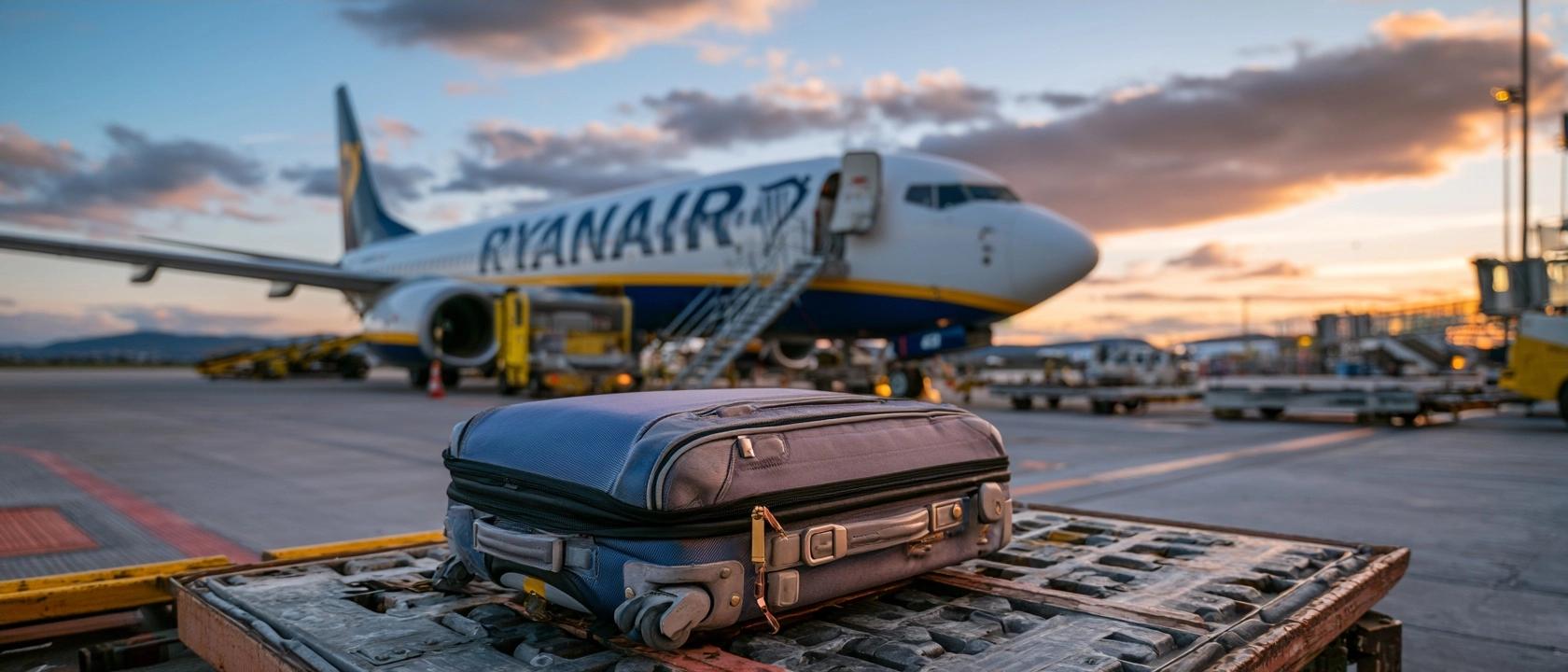 ryanair baggage sizer gate check airport queue travelers